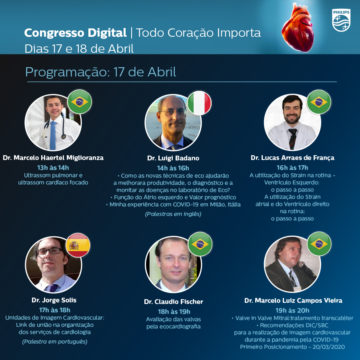 Congresso Digital de Ecocardiografia Philips - 17 de Abril