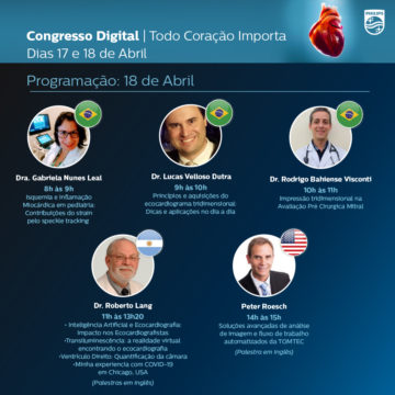 Congresso Digital de Ecocardiografia Philips - 17 de Abril